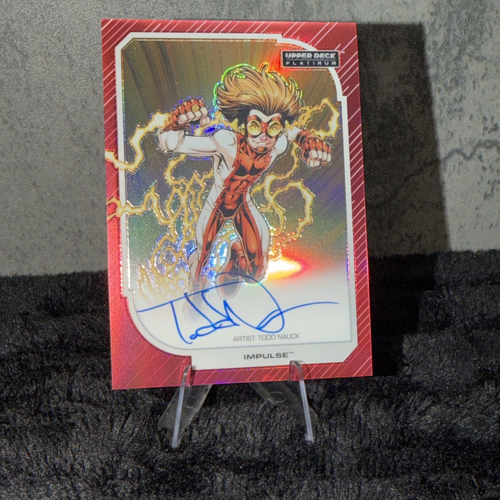 Impulse (Todd Nauck) Auto 2026 Upper Deck Red Rainbow Artist