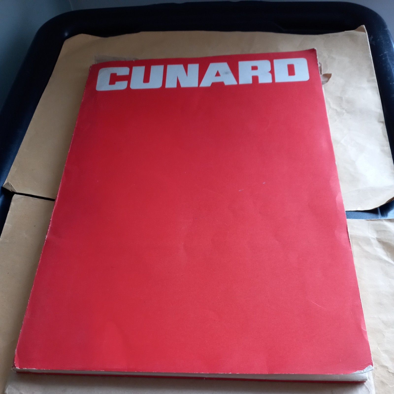 Vintage Cunard 1967 Q4 / QE2 Liner Photographs & Various Paperwork in Folder