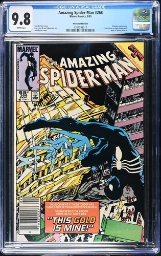 Amazing Spider-Man #268 1985 Marvel Comics CGC 9.8 Newsstand White Pages 017