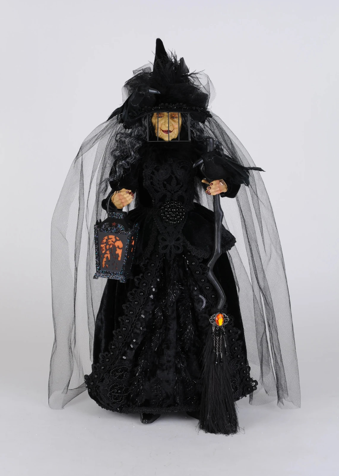 Karen Didion Lighted Enchantress of Midnight Witch HA20-08