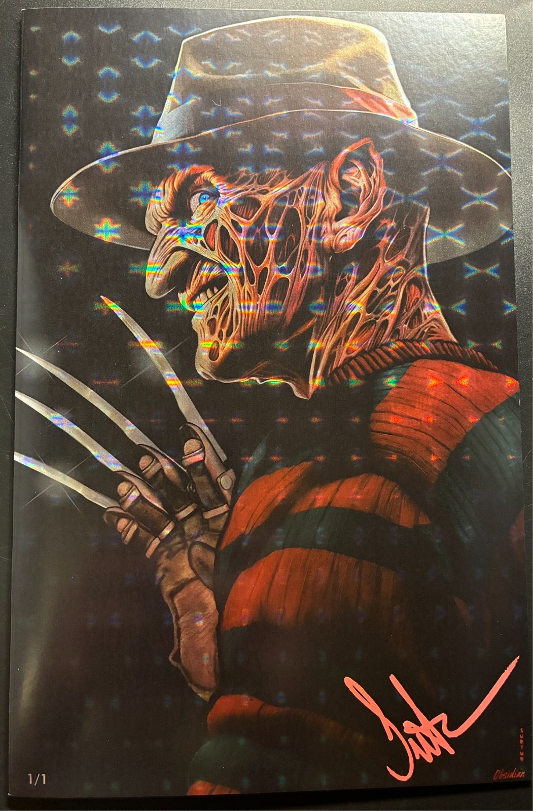 SURTUR signed Freddy - 3D Foil - Fright Weaver - 1/1 Rare