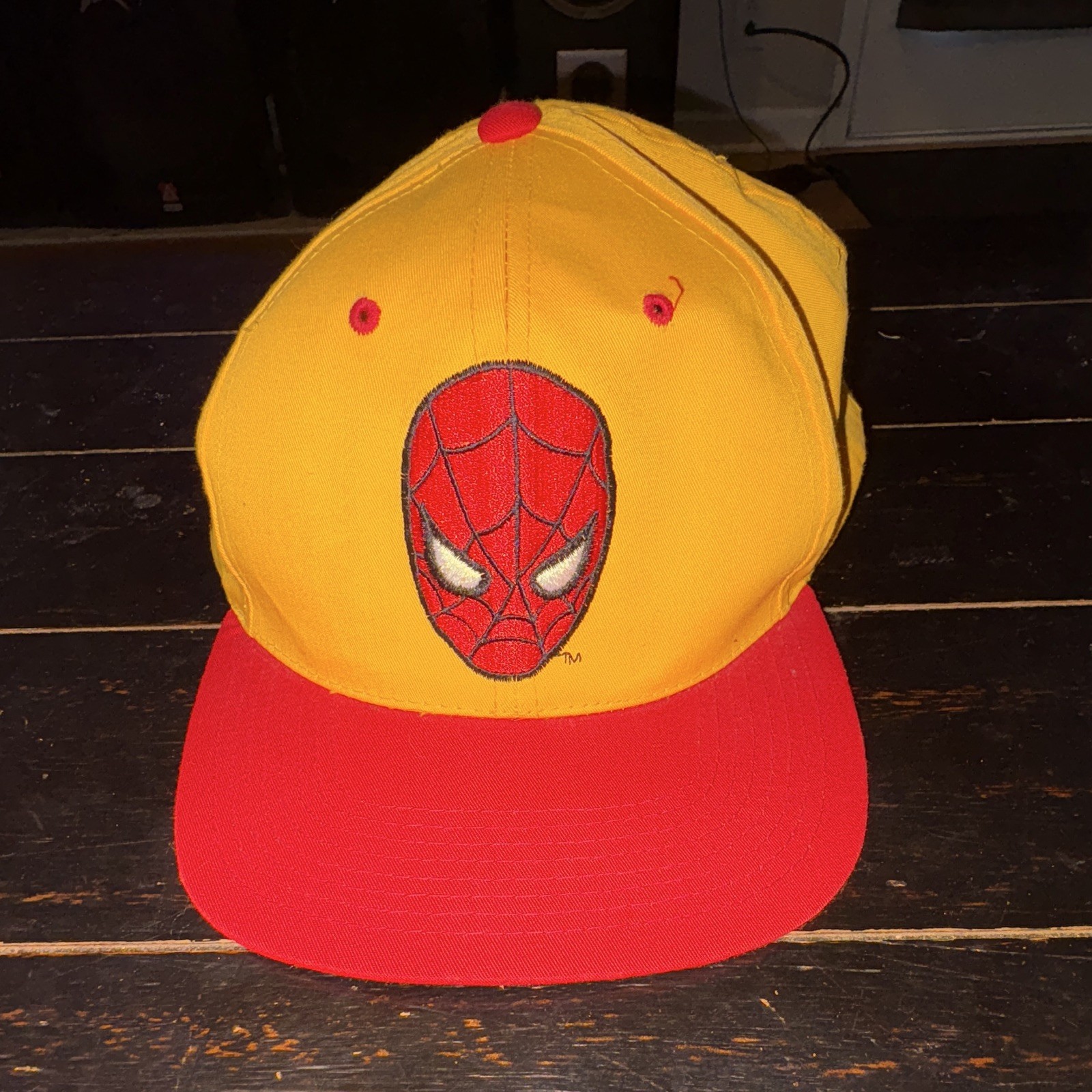 Vintage 1993 American Needle Marvel Spider-Man Adjustable Snapback Cap Hat