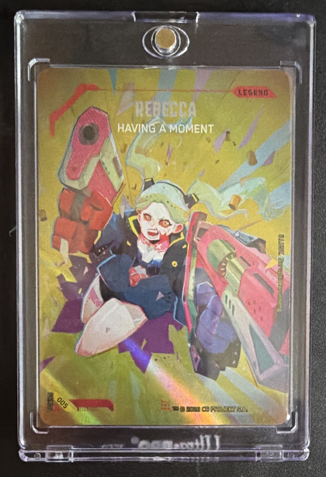 Cyberpunk TCG Rebecca Having a Moment Promo Card PRM01 005 Promo PAX AUS 2026