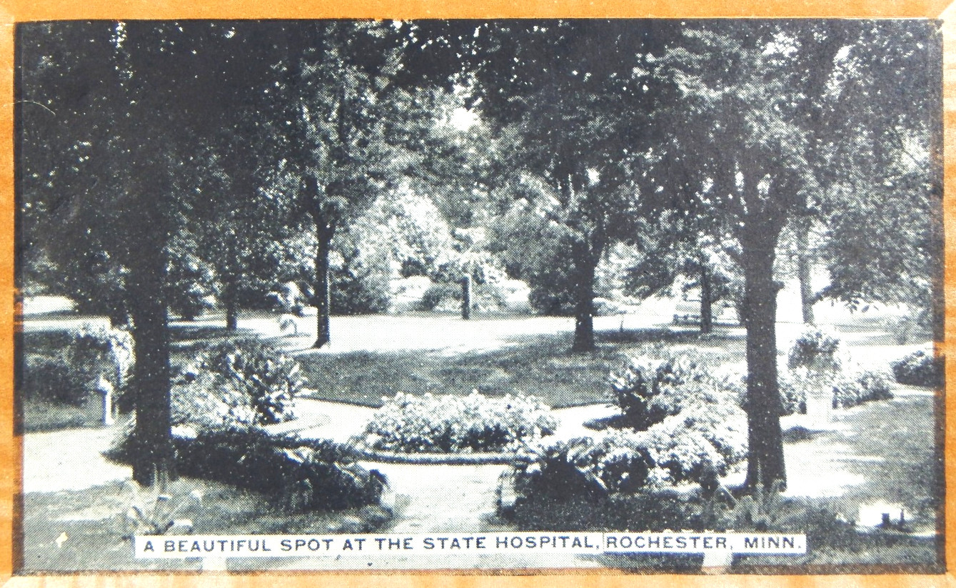 1907 BEAUTIFUL SPOT STATE HOSPITAL ROCHESTER MINNESOTA POSTCARD UNPOSTED VINTAGE