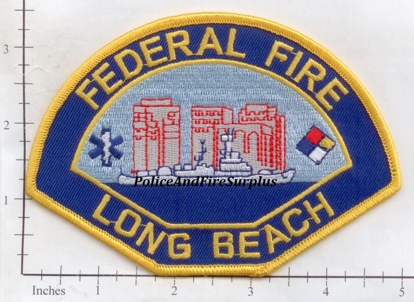 California - Long Beach Federal Fire CA Fire Dept Patch