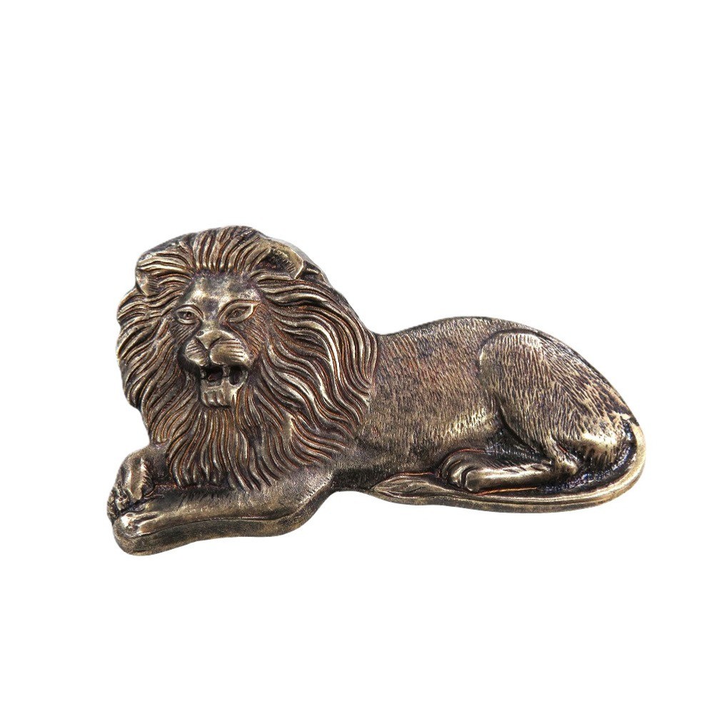 Etro Lion Motif Gold Metal Brooch Men’s Jewelry 0026