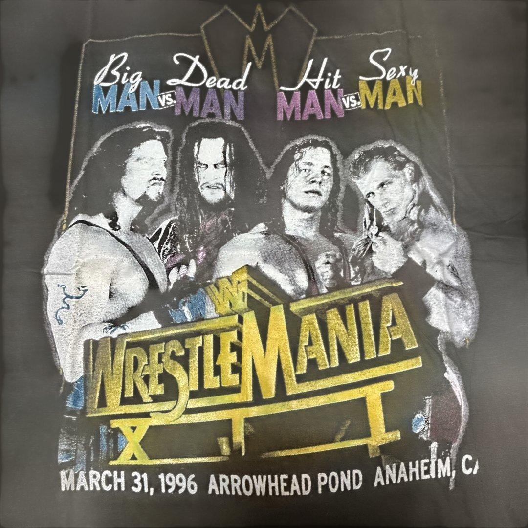 90s WWF WrestleMania Vintage T-Shirt WWE Brand New Unworn Deadstock New