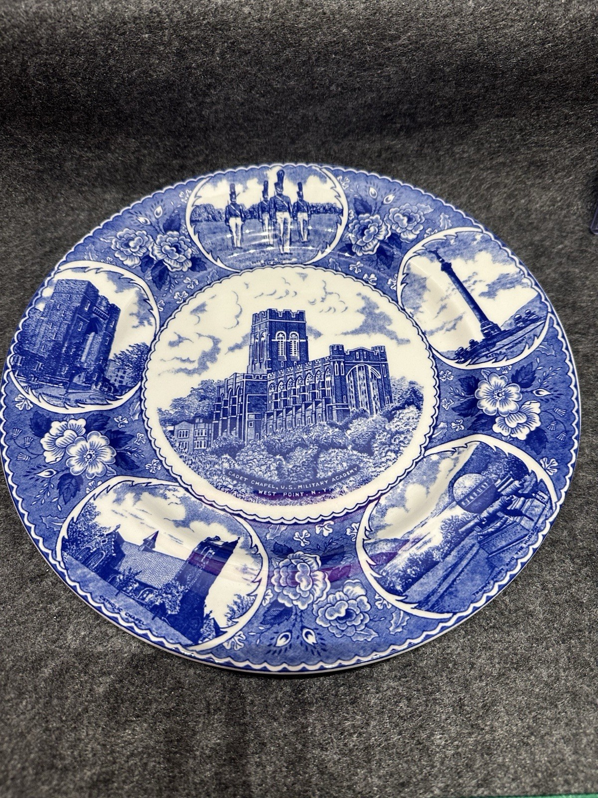 West Point Cadet Chapel Plate U.S. Military Academy Army Daughters New York 10” West Point Cadet Chapel Plate U.S. Military Academy Army Daughters New York 10”