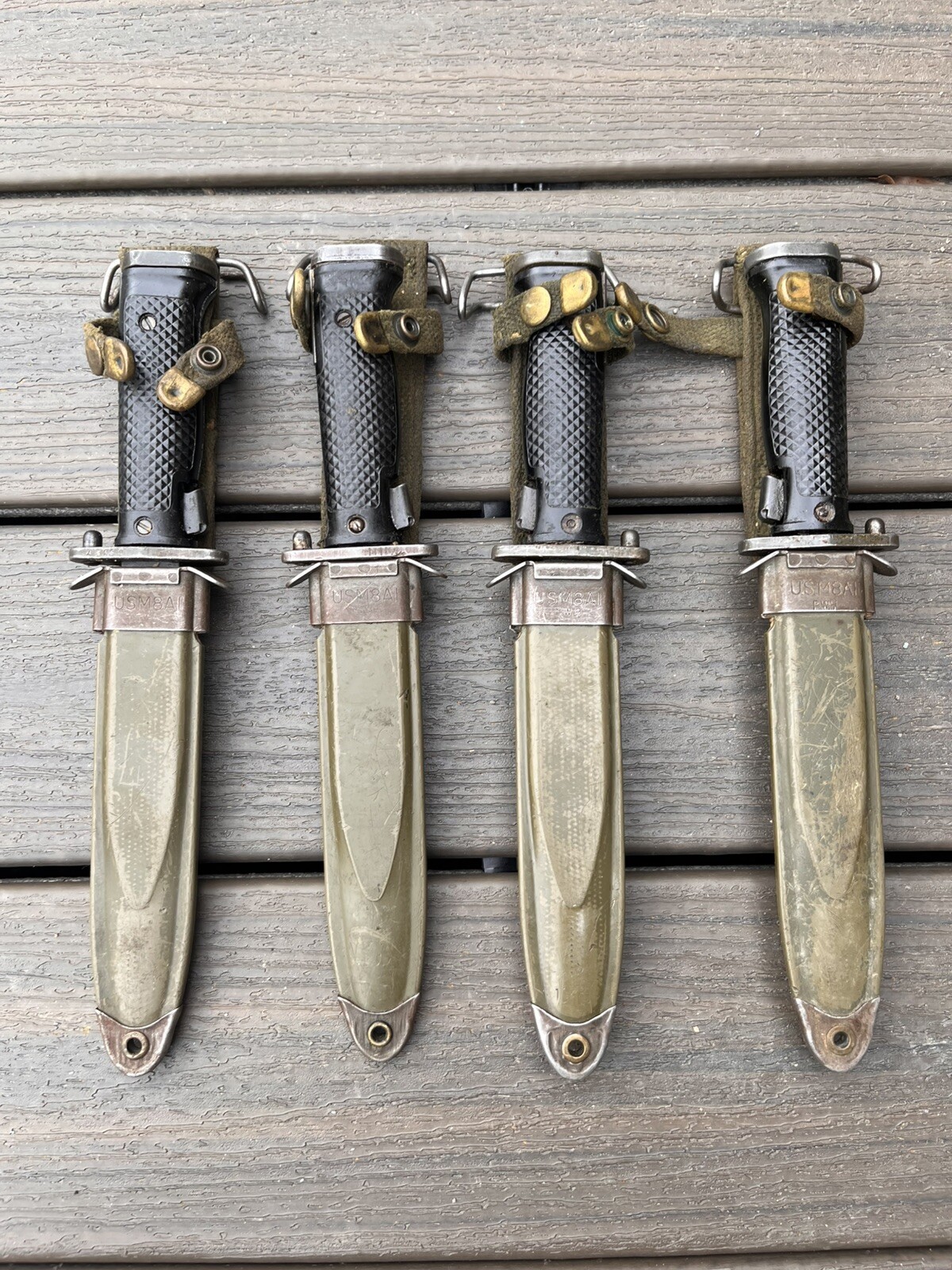 Post-WWII Korean War M5A1 M1 Garand Bayonet & USGI M8A1 Scabbard MILPAR IMPERIAL