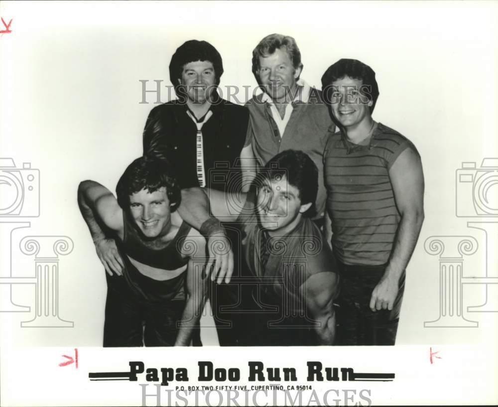1985 Press Photo Members of Papa Doo Run Run, rock group. - lrp29732