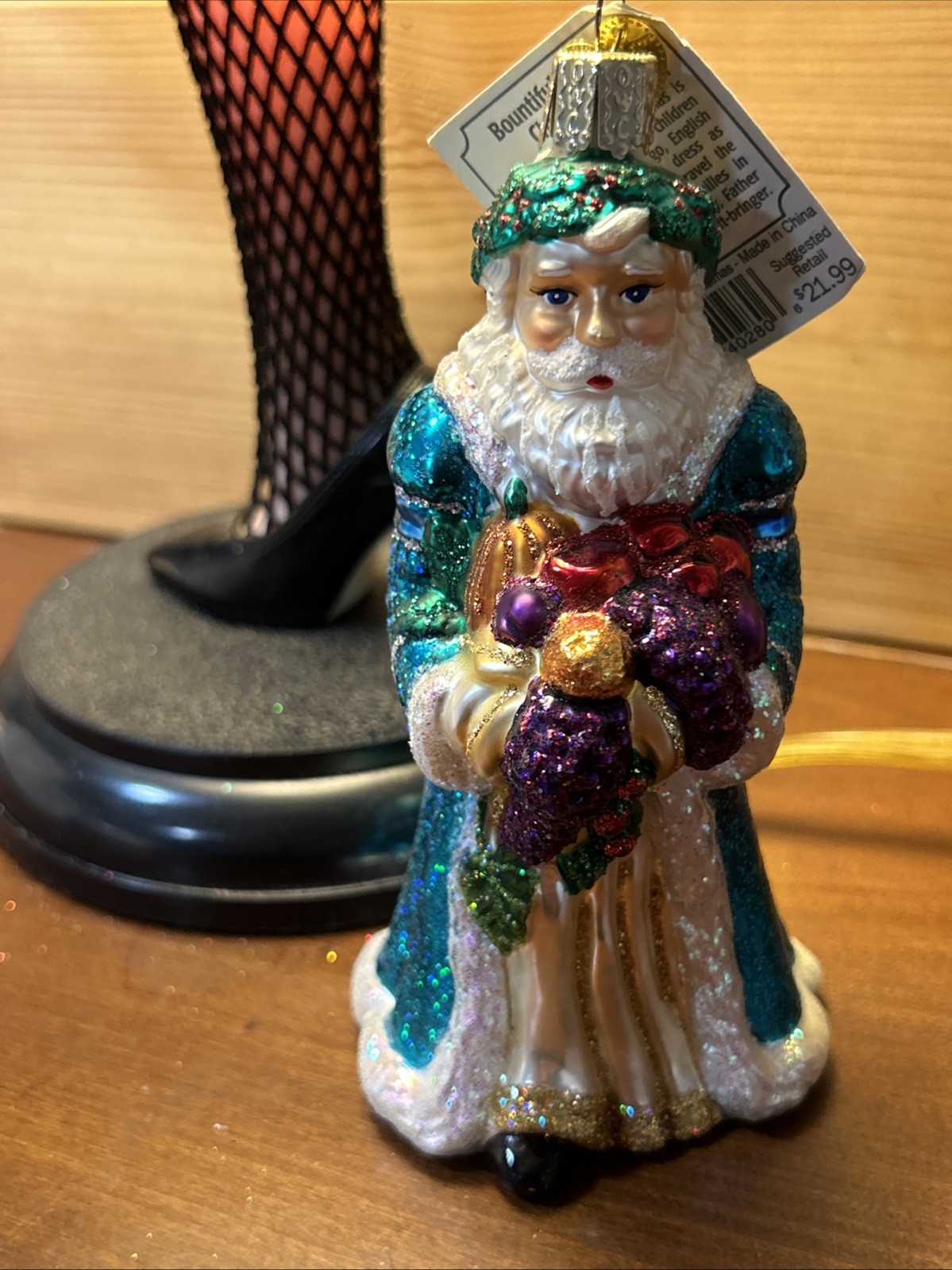 RETIRED Bountiful Father Christmas Old World Christmas NEW with TAG