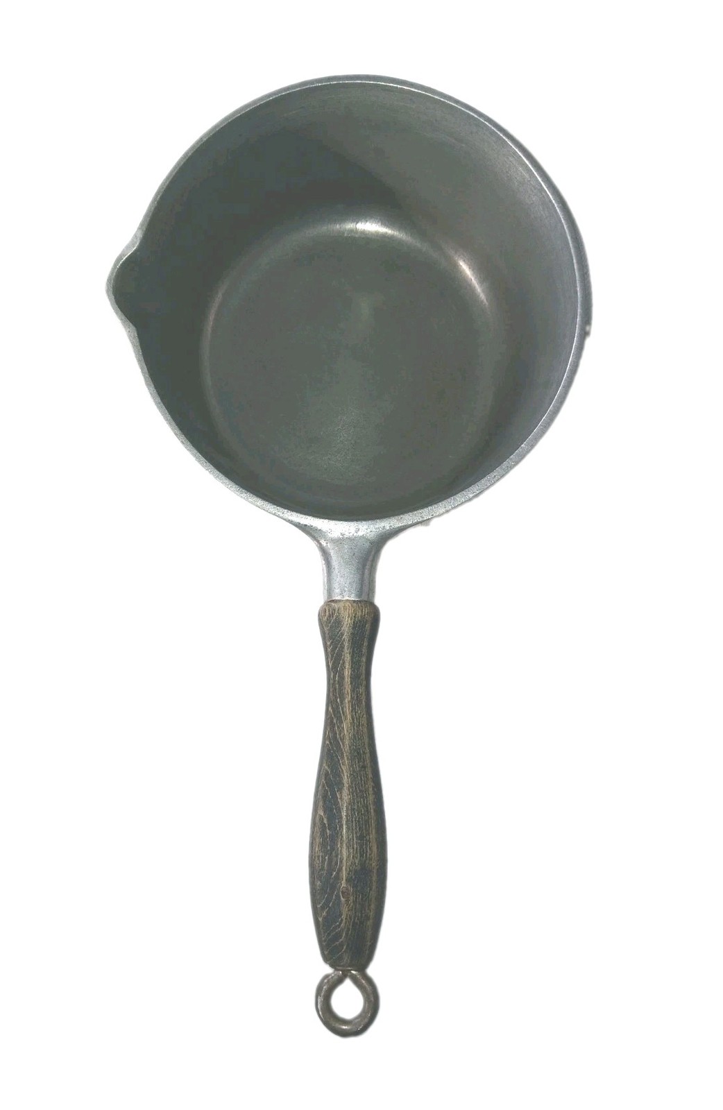 Rare 1920s Wagner Ware 682 Wood Handle 2 Qt Aluminum Single Spout Sauce Pan
