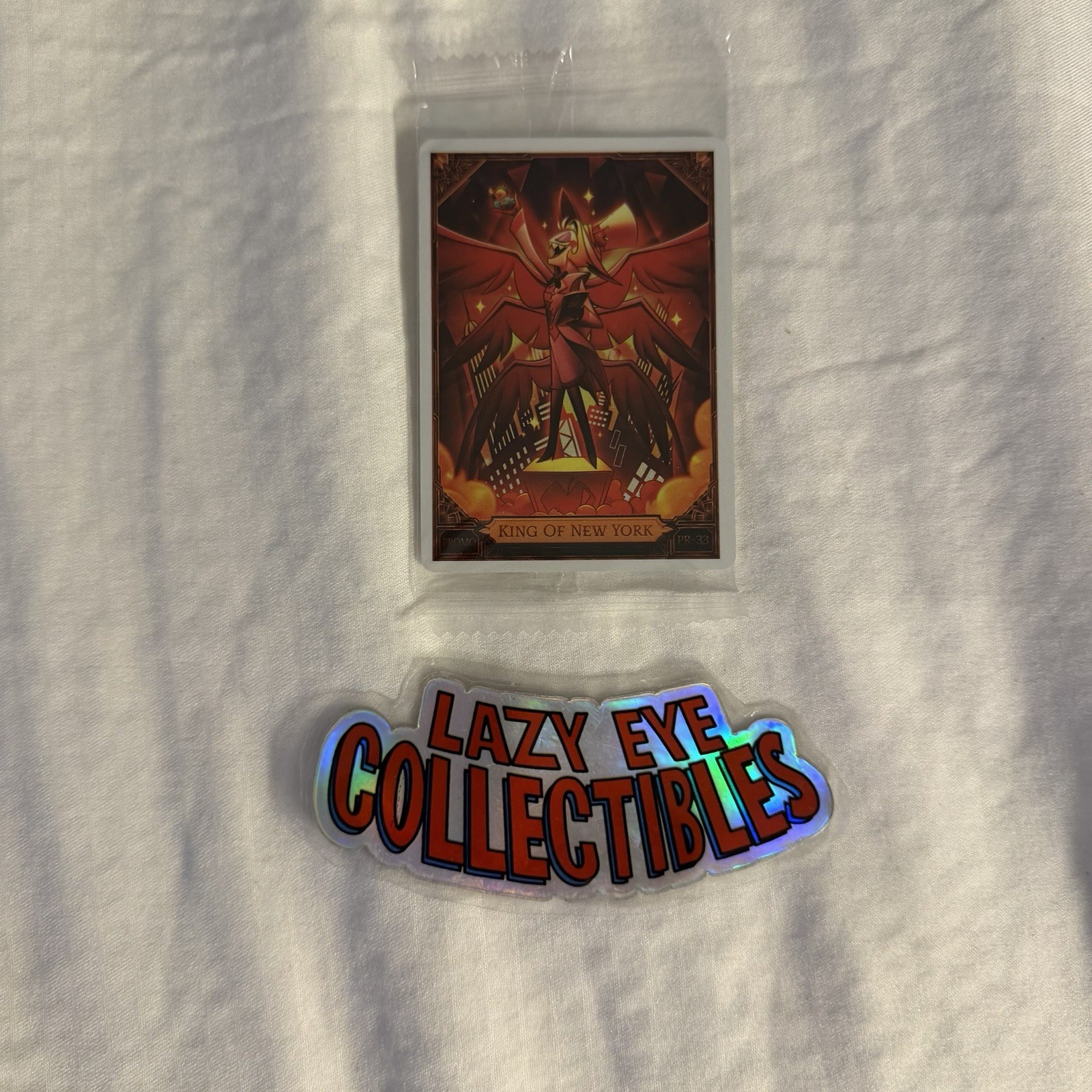 NYCC 2026 Exclusive Hazbin Hotel Lucifer King of New York Promo Card SEALED