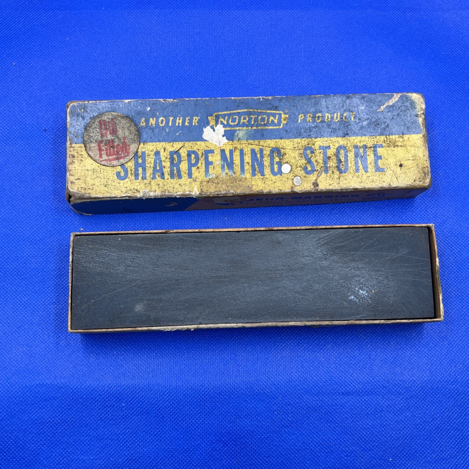 Vtg NORTON JB8 CRYSTOLON COMBINATION OIL BENCH STONE 8x2x1 Vtg NORTON JB8 CRYSTOLON COMBINATION OIL BENCH STONE 8x2x1