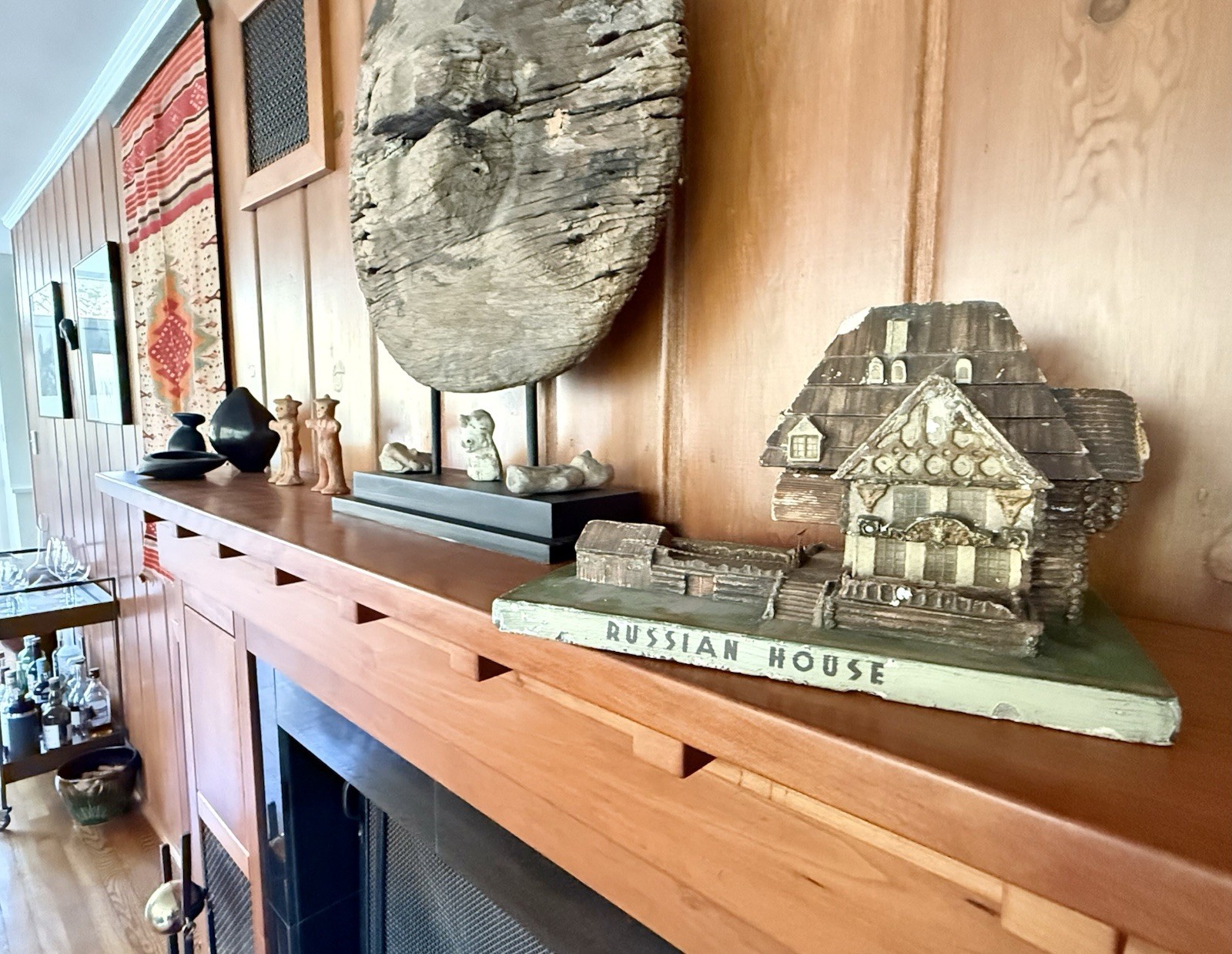 Rare 1920s WPA Art Museum Phila PA Heavy Plaster Model  Russian House Dwelling