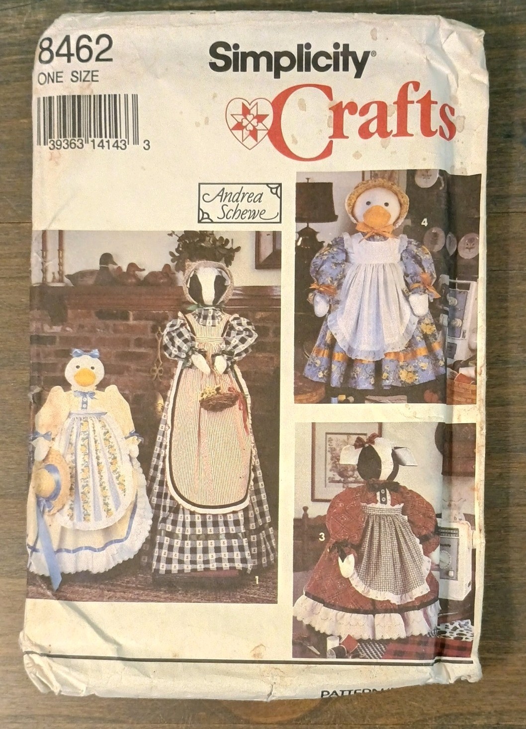 Simplicity Crafts 8462 Andrea Schewe Pattern Cow Duck Goose Appliance Cover