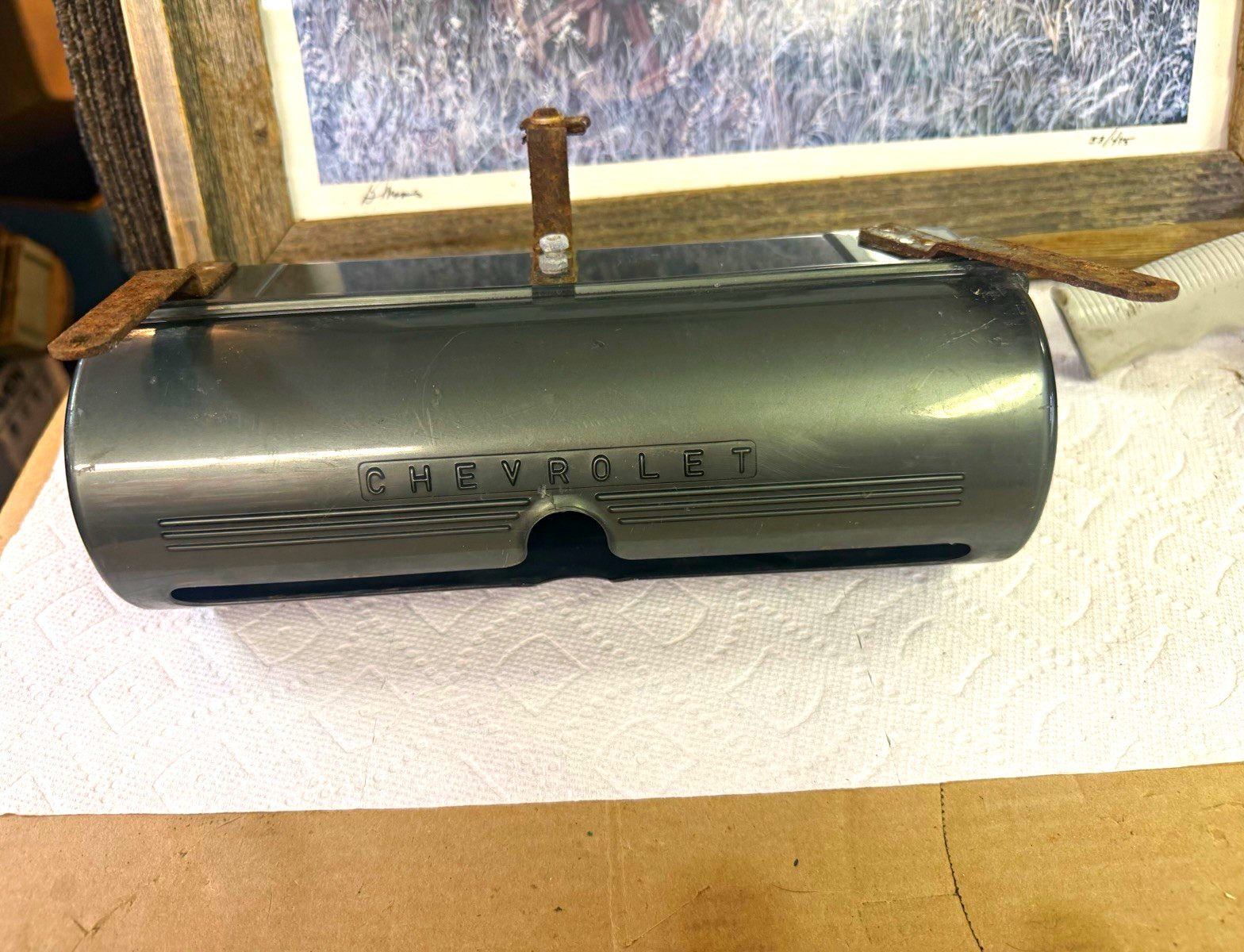 1949 1950 1951 1952 Chevy Kleenex Tissue Dispenser Rare￼