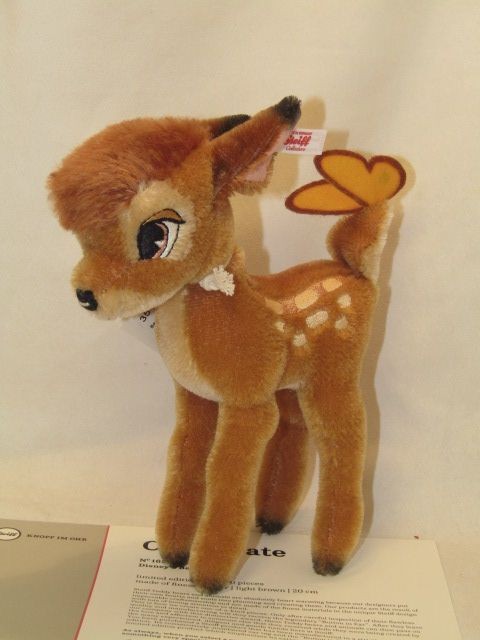 Steiff Disney Bambi Plush 2017 Limited Edition 75th Anniversary 20cm COA