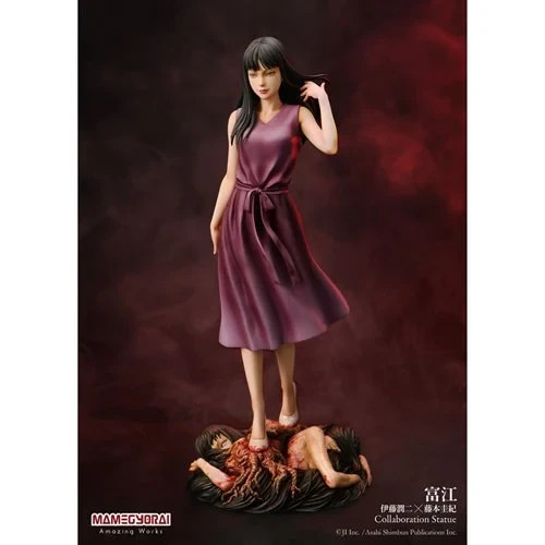 Mamegyorai Junji Ito x Yoshiki Fujimoto Tomie Collab Statue 27cm