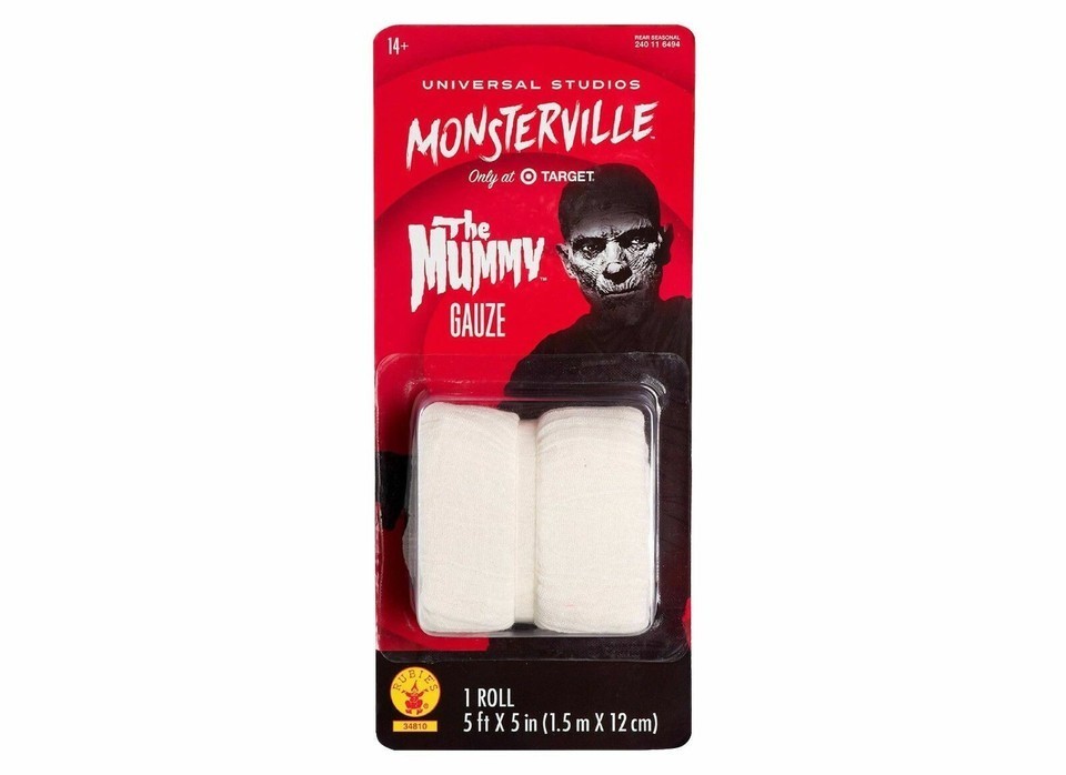 Universal Monsters Monsterville Target Exc THE MUMMY Gauze roll New on Card