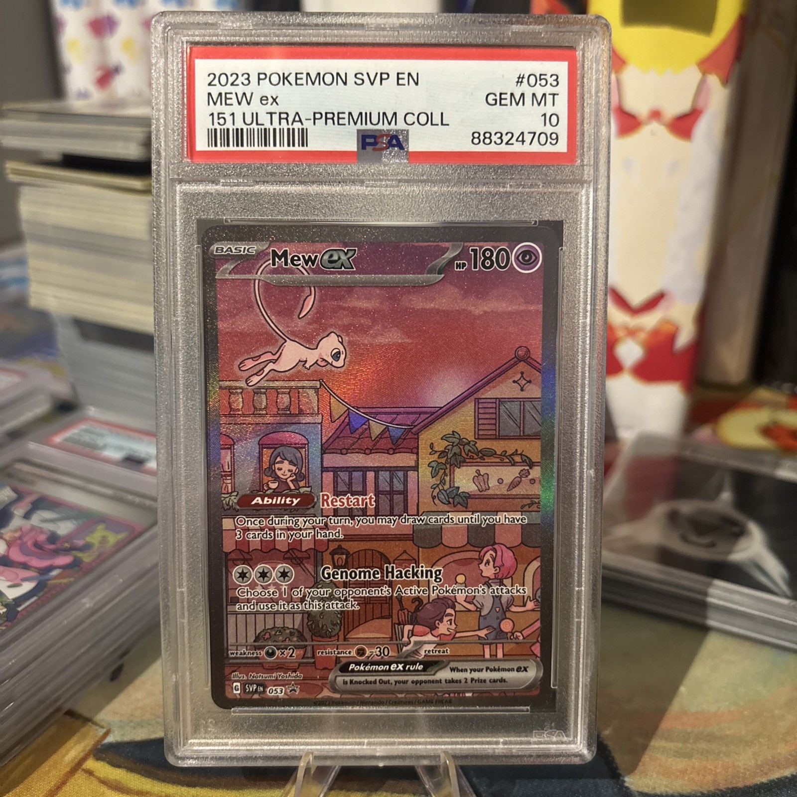 Mew ex 053 Pokemon SVP Black Star Promo - PSA 10 Gem Mint