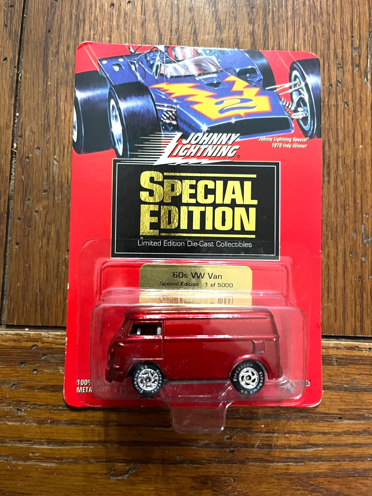 Johnny Lightning Special Edition '60s VW Van Die-Cast Collectibles Red