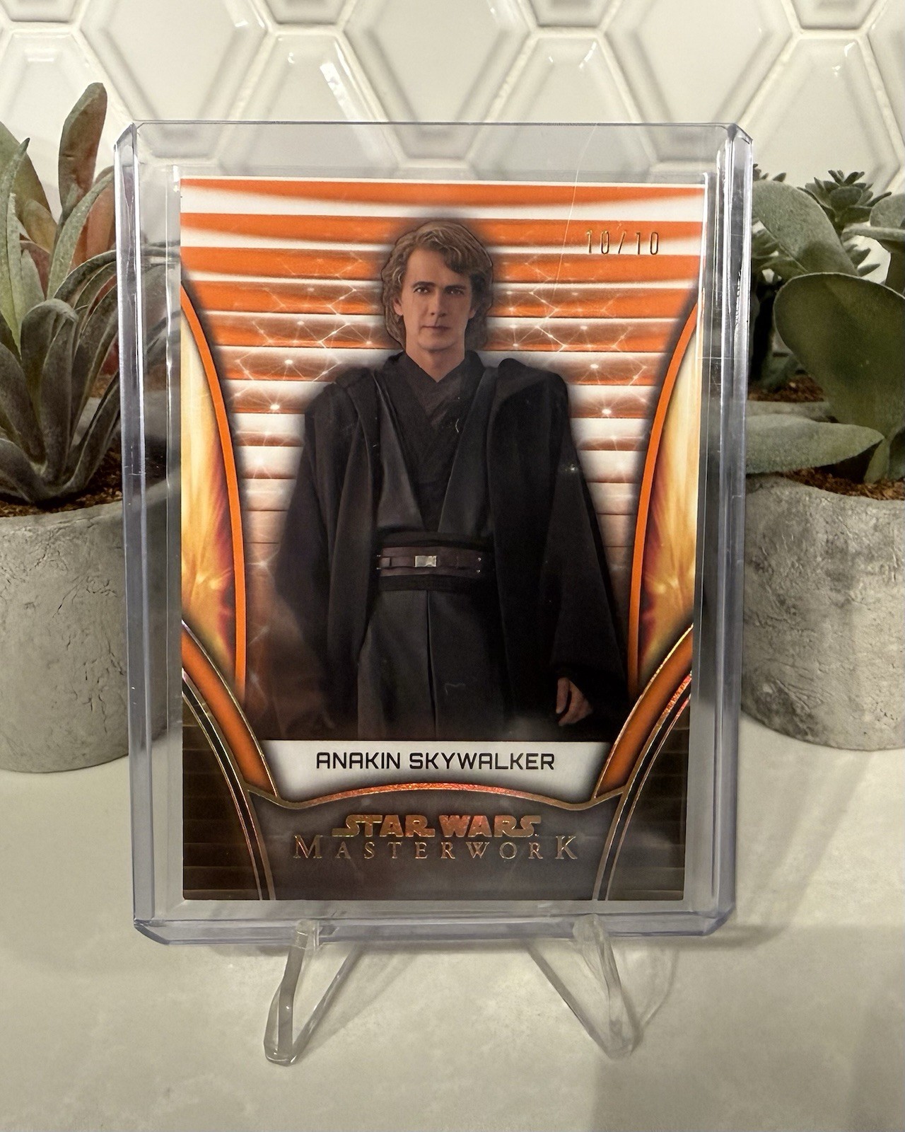 Anakin Skywalker 10 /10 Star Wars Masterwork 25 Topps #17