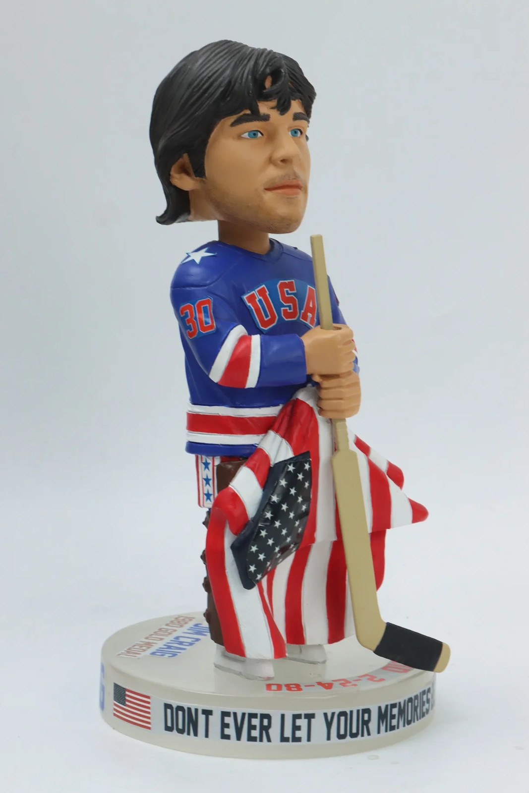 Jim Craig 1980 Lake Placid Gold Medal “Miracle On Ice” Officially Bobblehead Edi
