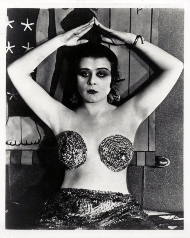 HOLLYWOOD ACTRESS THEDA BARA CLEOPATRA STUNNING PORTRAIT 1950s ORIG PHOTO 926