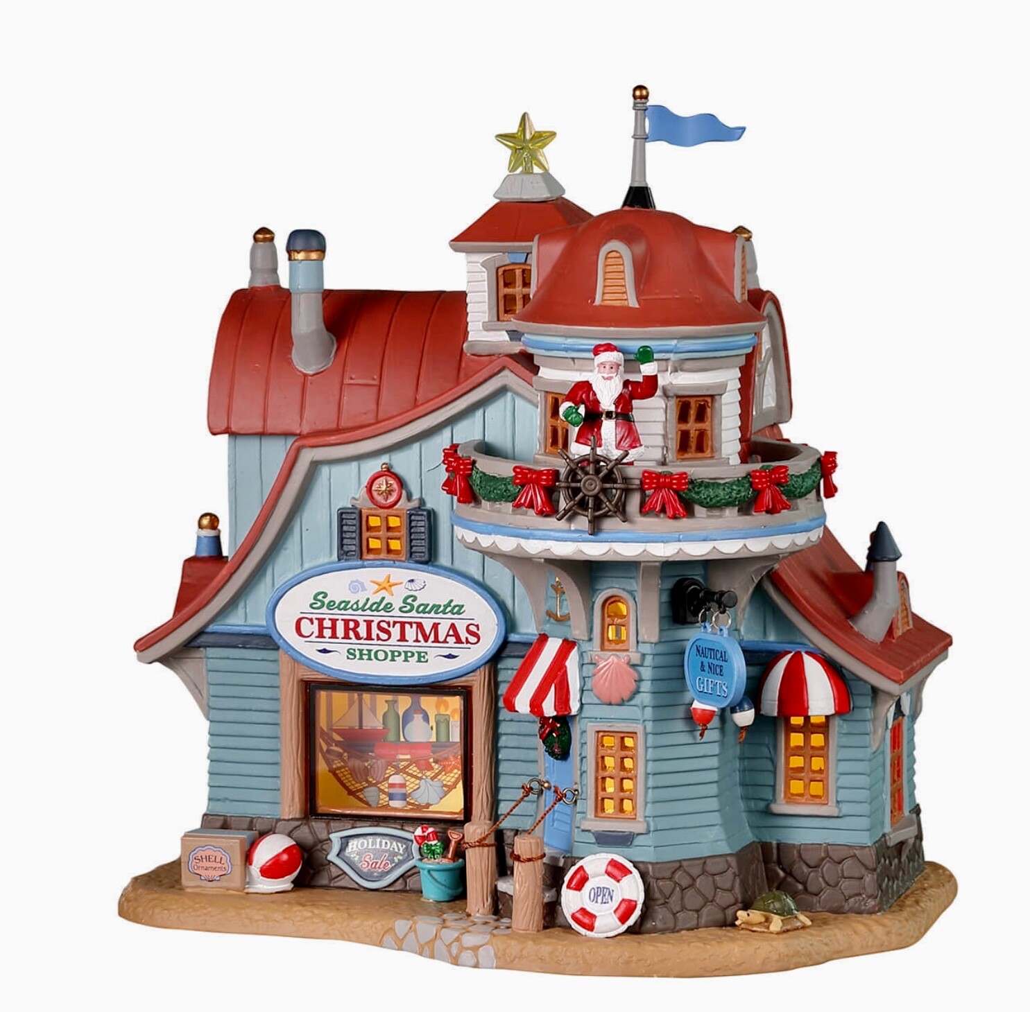 Lemax Seaside Santa Christmas Shoppe 25909 BNIB