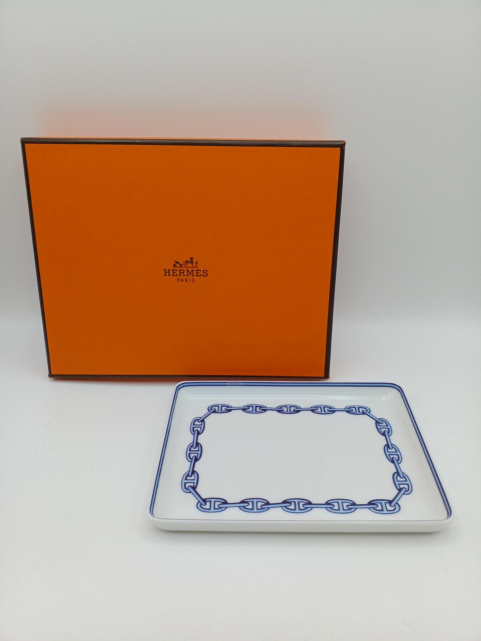 HERMES HERMES Chaine d\'Ancre Square Plate