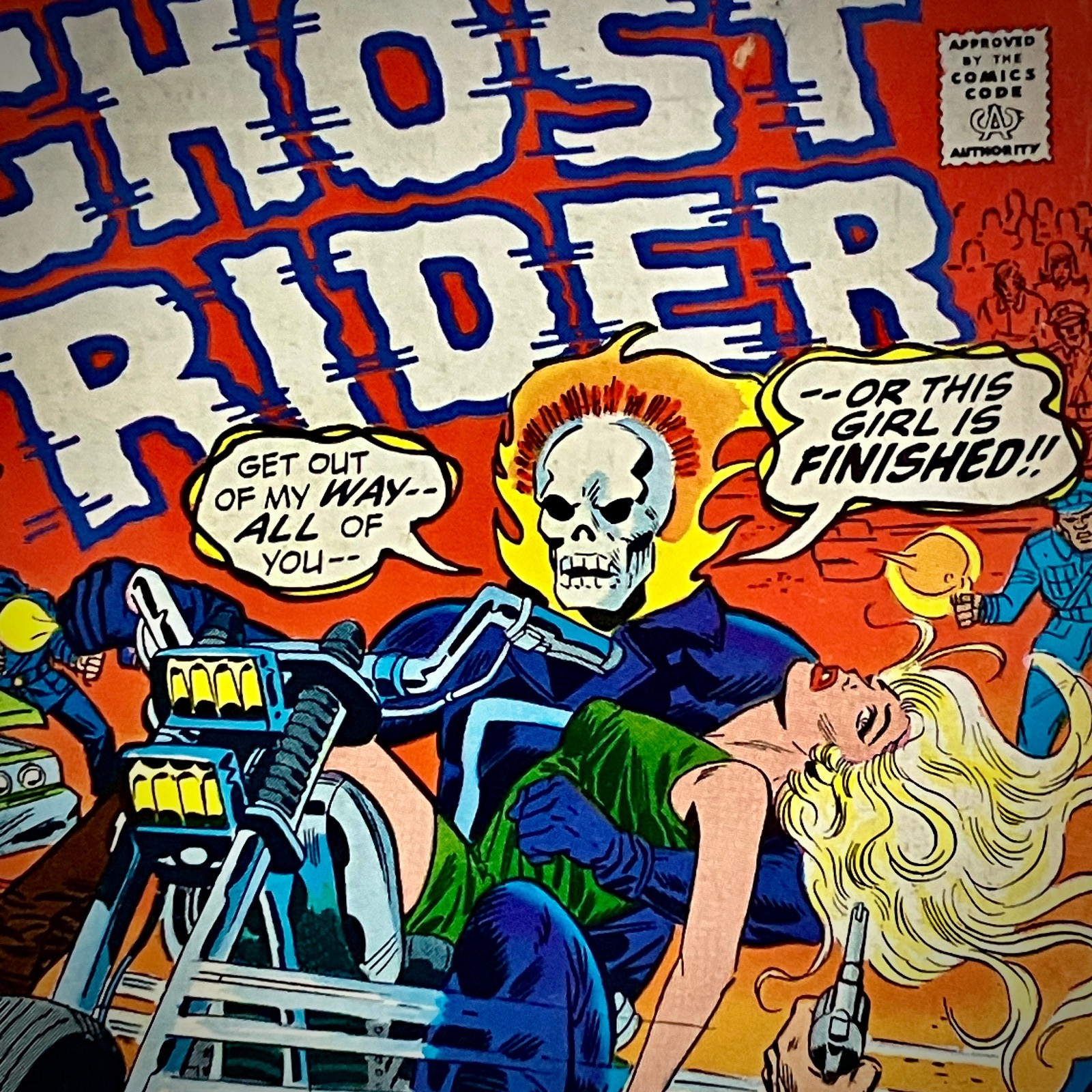 Marvel Spotlight #10 1972 Early Ghost Rider Johnny Blaze Mike Ploog Cover W078