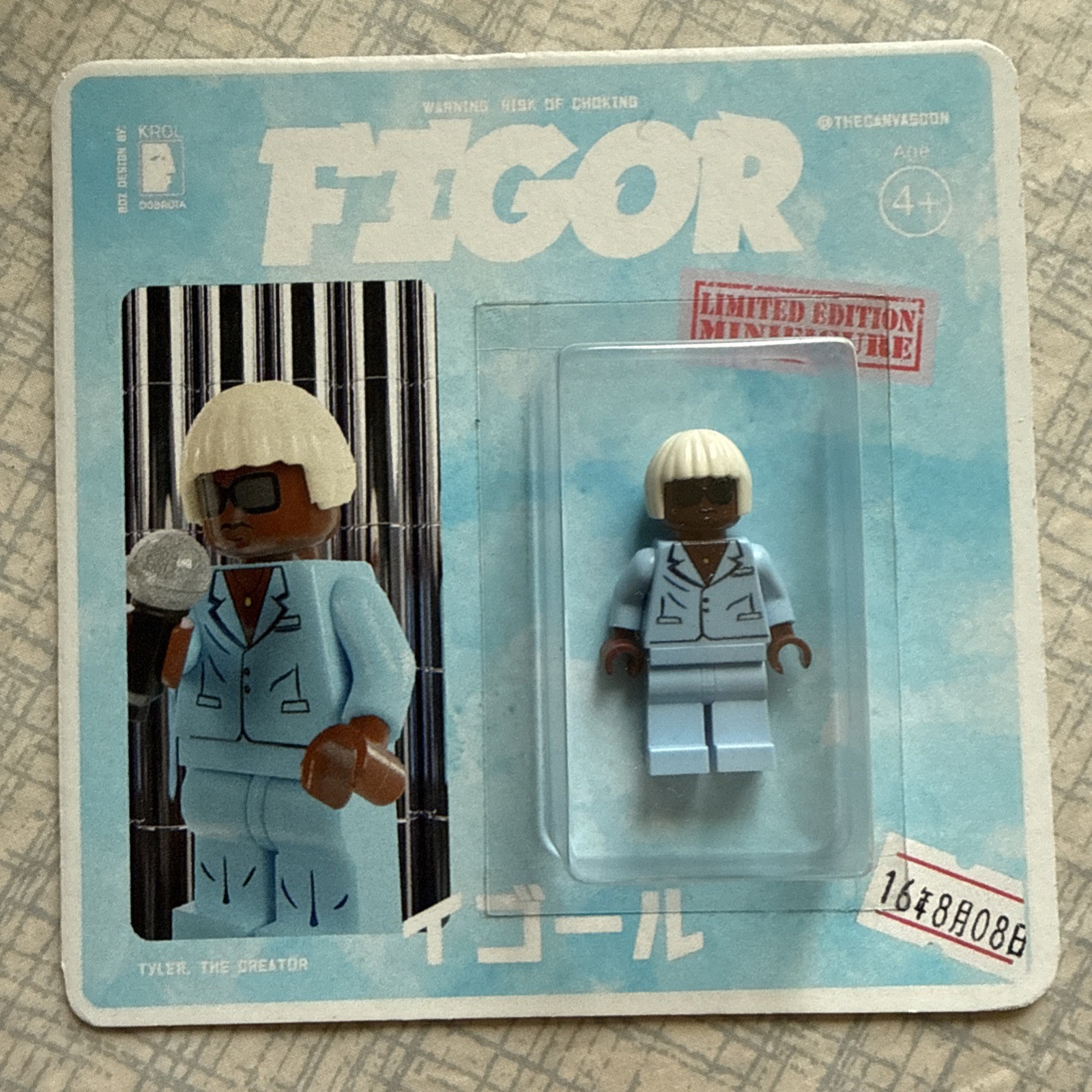 The canvas don artist IGOR Tyler, The Creator Igor Limited Edition Minifigure 
