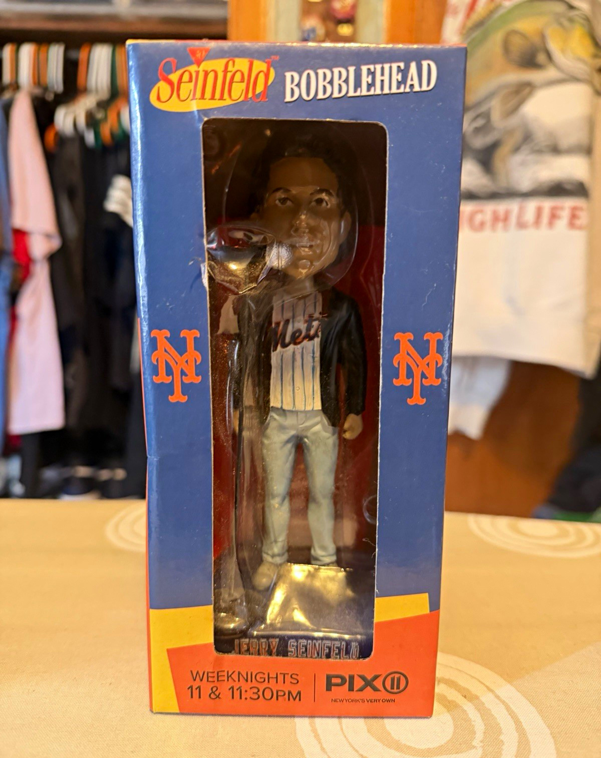 Jerry Seinfeld Bobblehead New York Mets SGA 7/5/2019