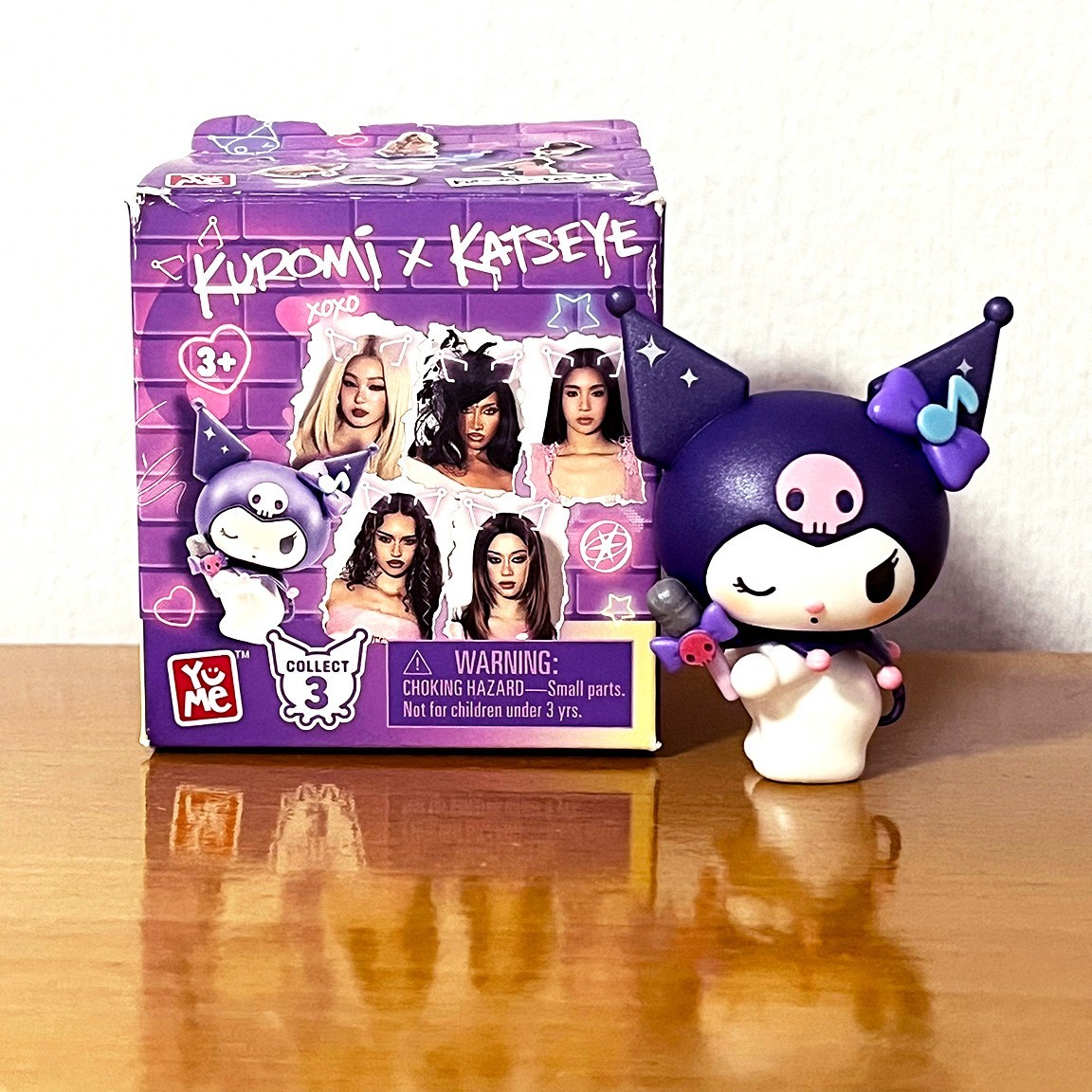 YuMe Sanrio Kuromi x Katseye Figurine Blind Box Confirmed New 2\