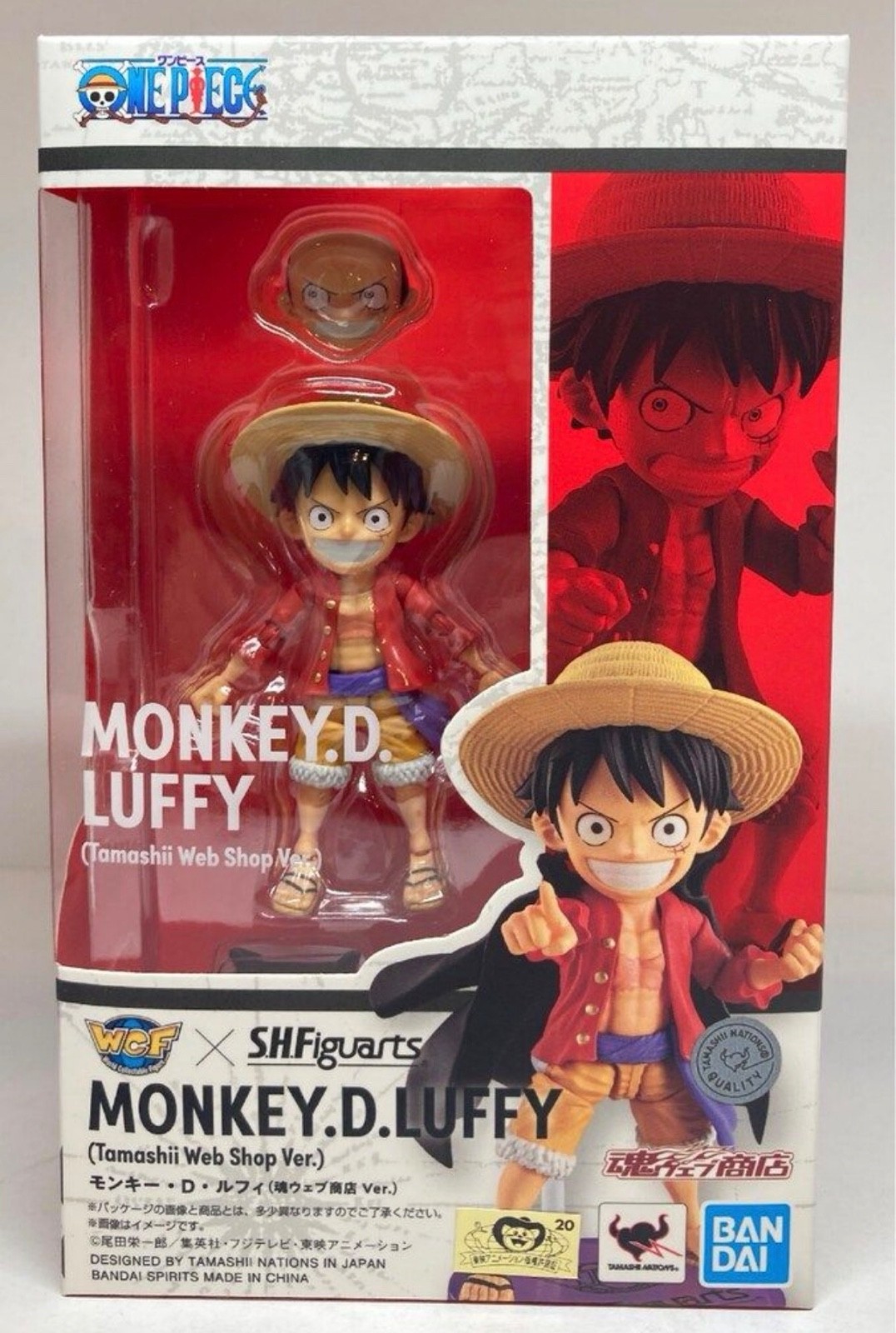WCF x S.H.Figuarts Monkey D. Luffy Bandai Namco TAMASHII WEB STORE Limited ver.