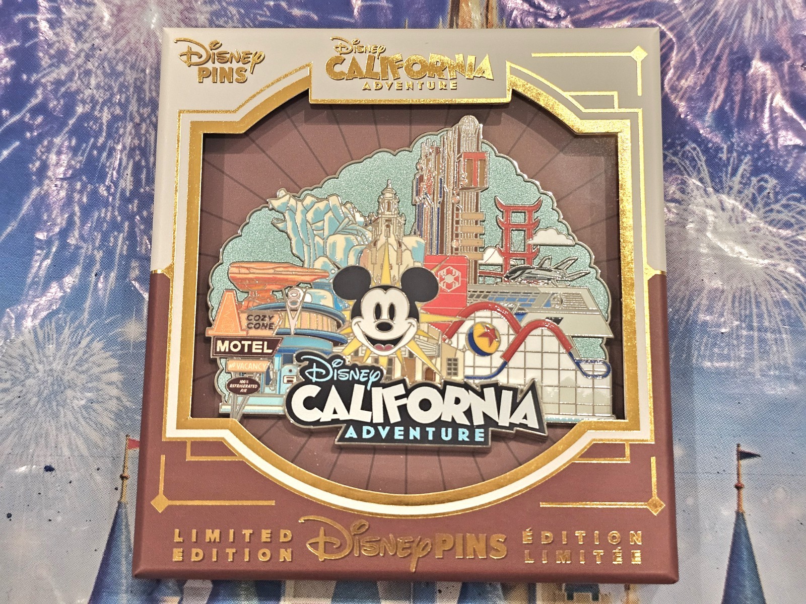 2026 Disney Califoria Adventure DCA Mini Jumbo Pin Park Experience Series LE3000