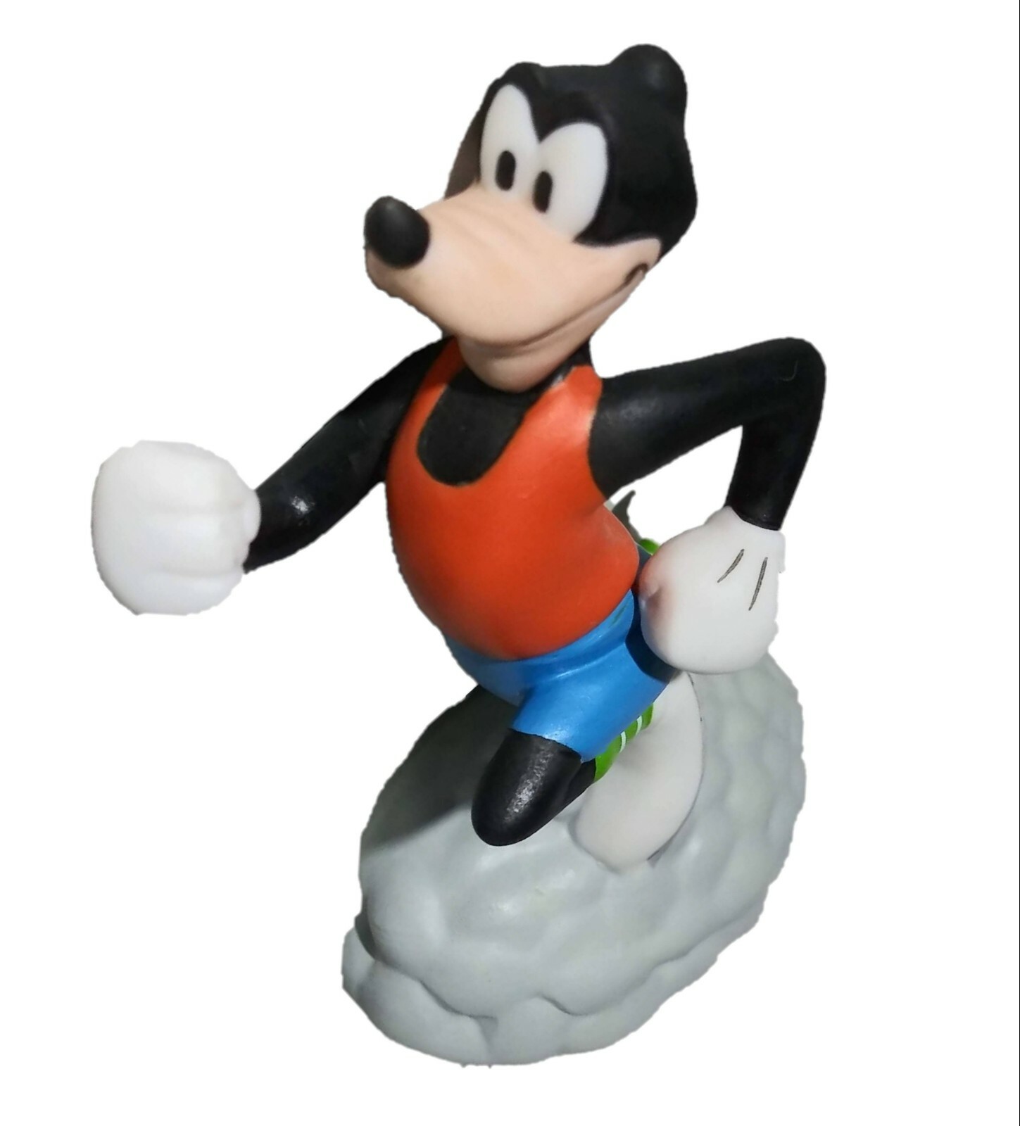 Vintage Grolier Disney Running Goofy Porcelain Figurine Retired WDCC Jogging