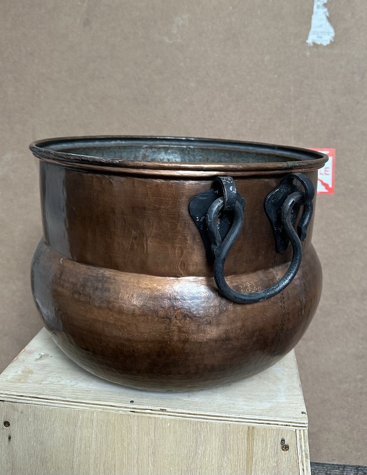 Antique Hand Forged Copper Pot