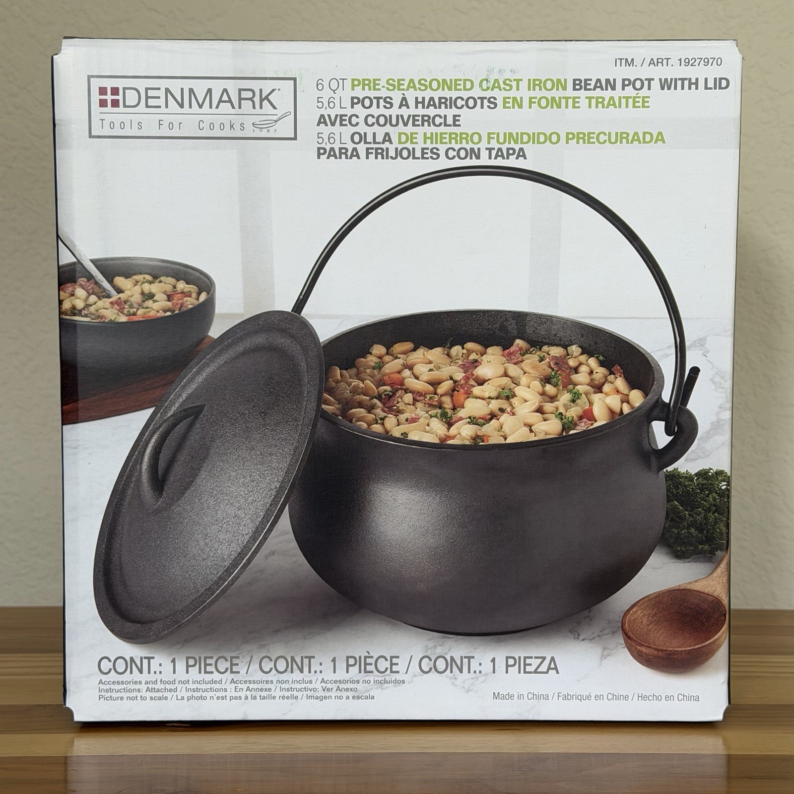 2026 Costco Denmark 6 Quart Cast Iron Cauldron Pot Halloween TikTok VIRAL NIB
