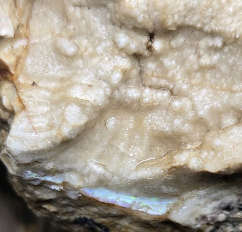 Rare Old Stock Pink Spencer Idaho Opal Mineral Rock  Gemstone 2.13 POUNDS