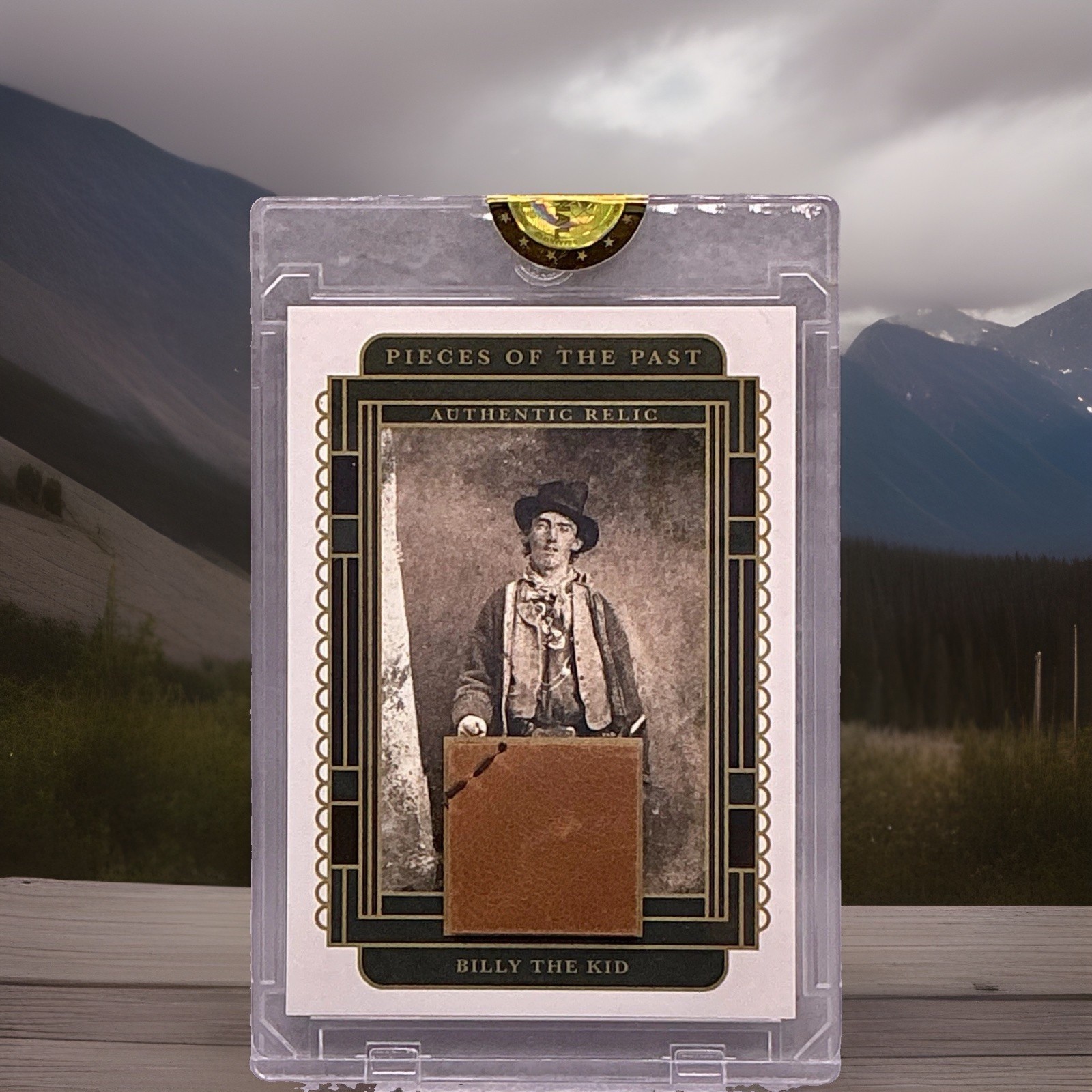 2024 Pieces Of The Past Billy The Kid Authentic Leather Time Period Relic