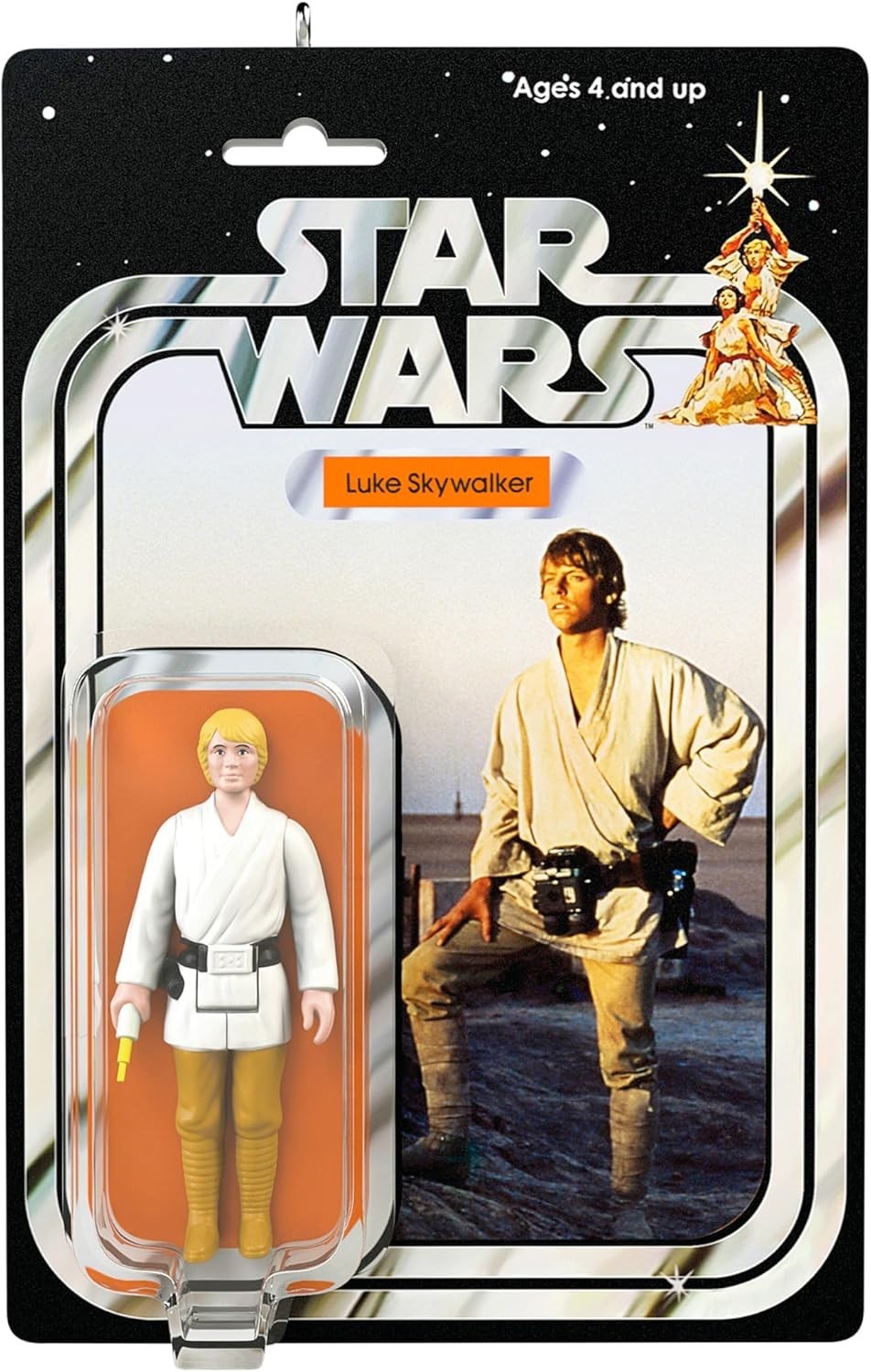 2025 Hallmark Keepsake Luke Skywalker Vintage Figure Ornament Star Wars NIB