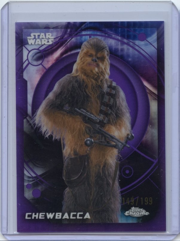 2026 Topps Chrome Star Wars CHEWBACCA #14 KAMINO PURPLE REFRACTOR 149/199