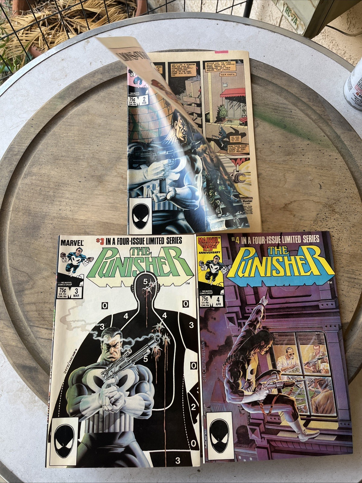 Marvel Comics The Punisher #2 3 4 Limited Series 1986 Mike Zeck Lot Of 3 (173)