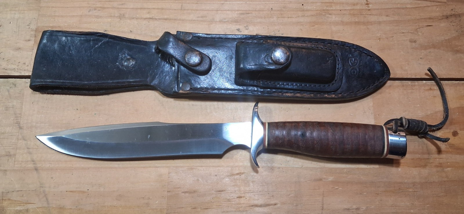 Vintage SOG Angeny fixed blade knife #0083 out of first 1000