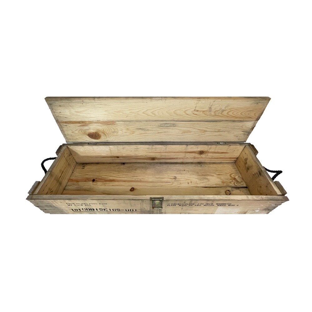 Wooden Crate for 3 Rocket, Flare, 2.75