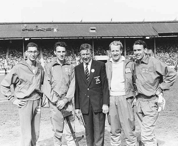 British Athletes Dave Segal Peter Radford Geoff Dyson 1955 PHOTO