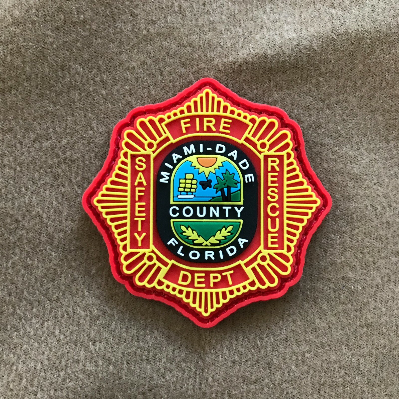  Miami-Dade Fire Rescue Department MDFR PVC Patch 2.25\