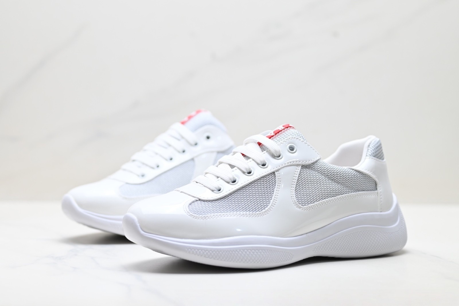 Prada America\'s Cup White comfortable casual shoes